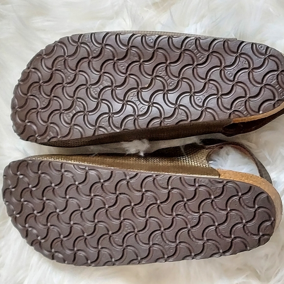 Birkenstock Shimmer Brown camo Mules - Picture 9 of 12